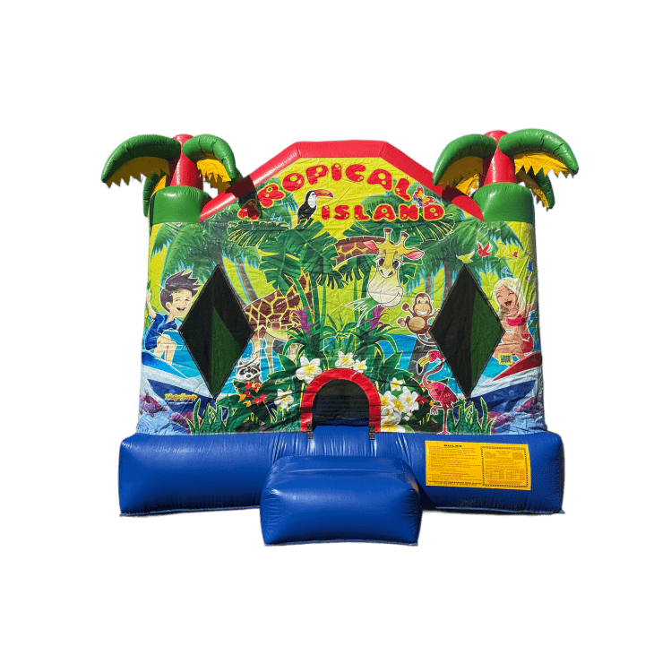 Deluxe Tropical Island Bounce House